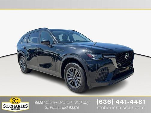 Jet Black Mica 2025 Mazda CX-70 3.3 Turbo Preferred Package