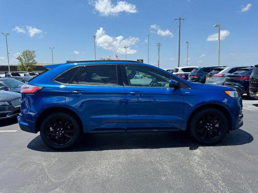 Atlas Blue Metallic 2024 Ford Edge ST Line