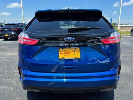 Atlas Blue Metallic 2024 Ford Edge ST Line