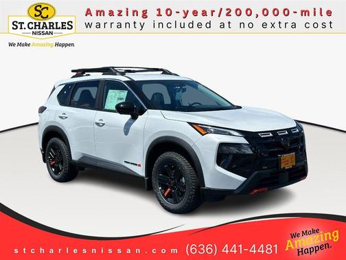 Everest White Pearl Tricoat 2026 Nissan Rogue Rock Creek