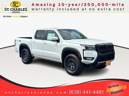 Glacier White 2026 Nissan Frontier PRO-4X