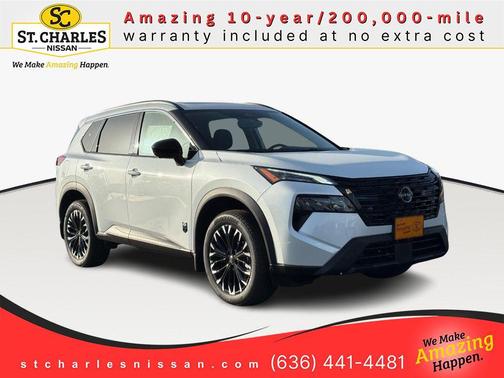 Everest White Pearl Tricoat 2026 Nissan Rogue Dark Armor