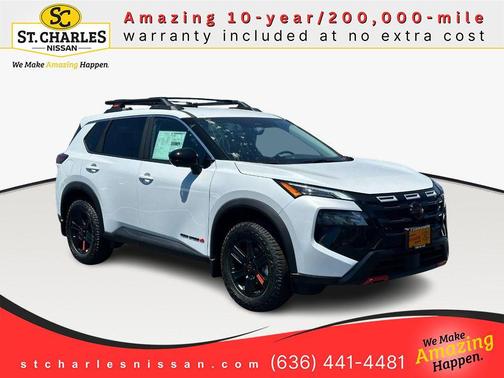 Everest White Pearl Tricoat 2026 Nissan Rogue Rock Creek
