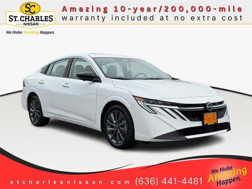 Aspen White Tricoat 2026 Nissan Sentra SL