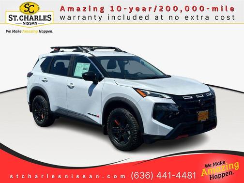 Everest White Pearl Tricoat 2026 Nissan Rogue Rock Creek