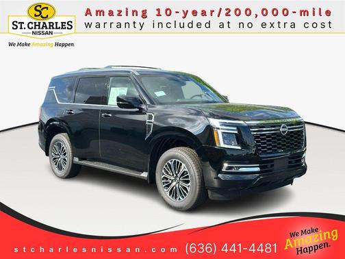 Super Black 2026 Nissan Armada Platinum