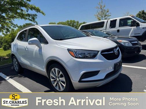 White Frost Tricoat 2018 Buick Encore Preferred