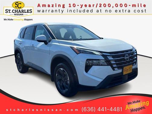 Everest White Pearl Tricoat 2026 Nissan Rogue SV