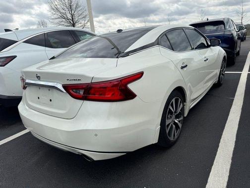Pearl White 2017 Nissan Maxima 3.5 Platinum