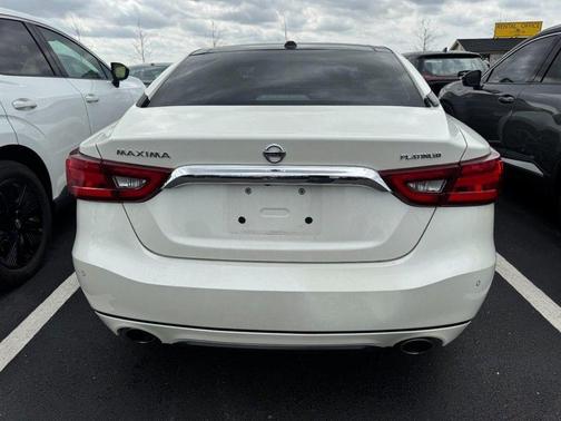 Pearl White 2017 Nissan Maxima 3.5 Platinum