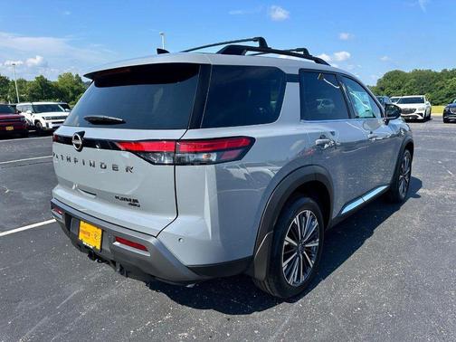 Boulder Gray Pearl 2026 Nissan Pathfinder Platinum