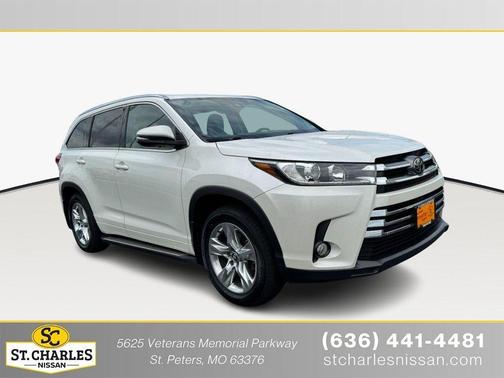 Blizzard Pearl 2017 Toyota Highlander Limited