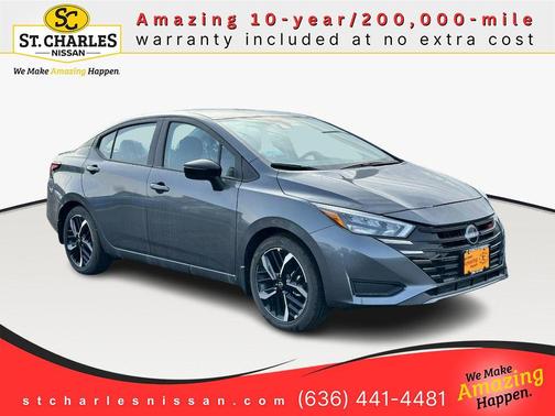 Gun Metallic 2025 Nissan Versa 1.6 S