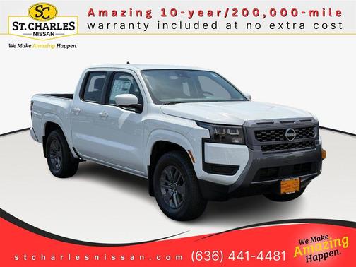 Glacier White 2026 Nissan Frontier SV