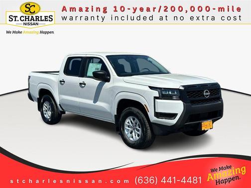 Glacier White 2026 Nissan Frontier S