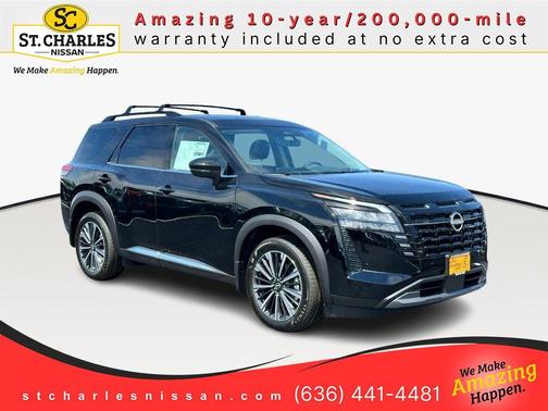Super Black 2026 Nissan Pathfinder Platinum