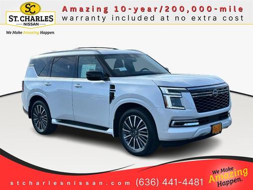 Everest White Pearl Tricoat 2026 Nissan Armada Platinum Reserve