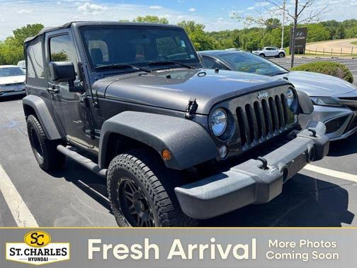 Granite Crystal Metallic Clearcoat 2017 Jeep Wrangler Sport