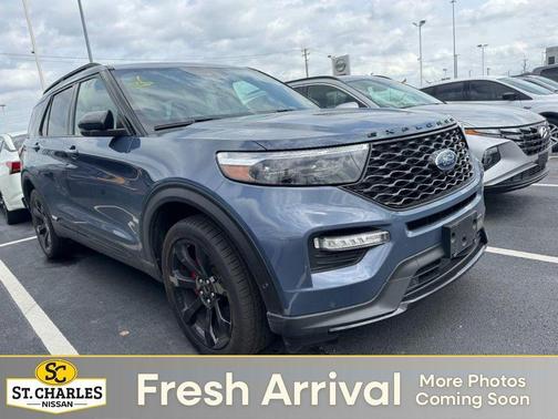 Infinite Blue Metallic Tinted Clearcoat 2021 Ford Explorer ST