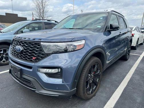 Infinite Blue Metallic Tinted Clearcoat 2021 Ford Explorer ST