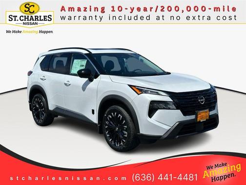 Everest White Pearl Tricoat 2026 Nissan Rogue Dark Armor