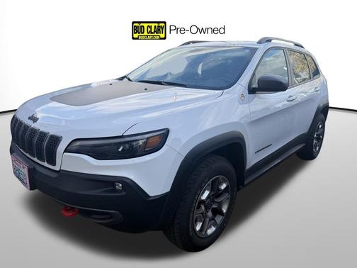 Bright White Clearcoat 2019 Jeep Cherokee Trailhawk