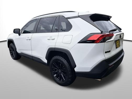 White 2021 Toyota RAV4 LE
