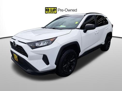 White 2021 Toyota RAV4 LE