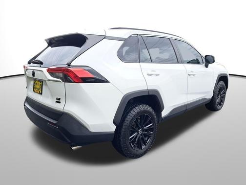 White 2021 Toyota RAV4 LE
