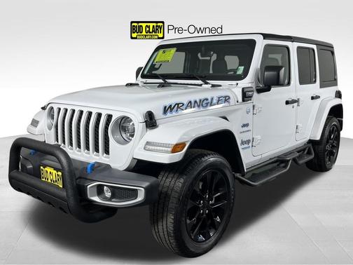 Bright White Clearcoat 2022 Jeep Wrangler Unlimited 4xe Sahara