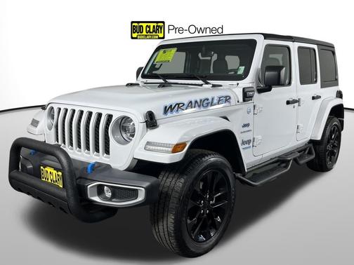 Bright White Clearcoat 2022 Jeep Wrangler Unlimited 4xe Sahara