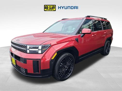 Red 2026 Hyundai SANTA FE HEV Calligraphy