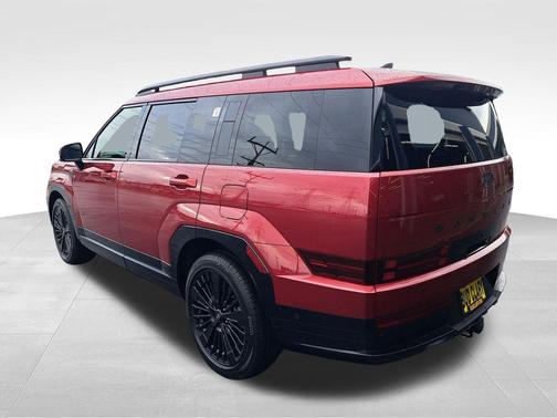 Red 2026 Hyundai SANTA FE HEV Calligraphy