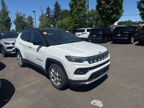 Bright White Clearcoat 2025 Jeep Compass Limited