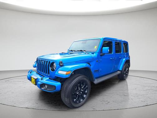 Hydro Blue Pearl 2022 Jeep Wrangler Unlimited Sahara
