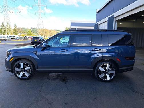 Atlantic Blue 2026 Hyundai SANTA FE HEV Limited