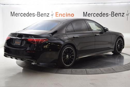 Black 2025 Mercedes-Benz S-Class S 580e 4MATIC