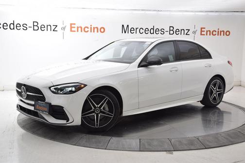 Polar White 2023 Mercedes-Benz C-Class Sedan