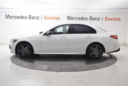 Polar White 2023 Mercedes-Benz C-Class Sedan
