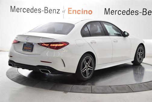 Polar White 2023 Mercedes-Benz C-Class Sedan