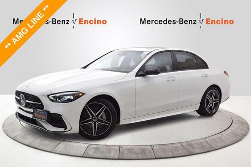 Polar White 2023 Mercedes-Benz C-Class Sedan