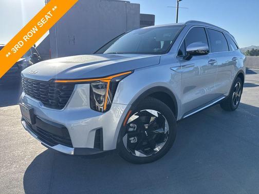 Silky Silver 2025 Kia Sorento Hybrid EX