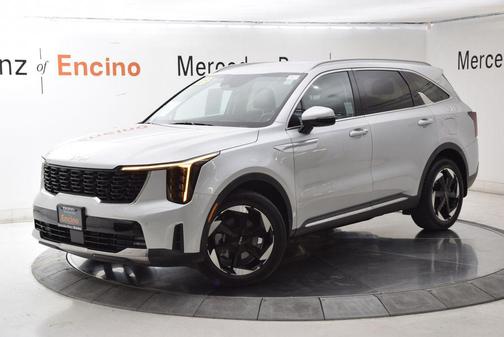 Silky Silver 2025 Kia Sorento Hybrid EX