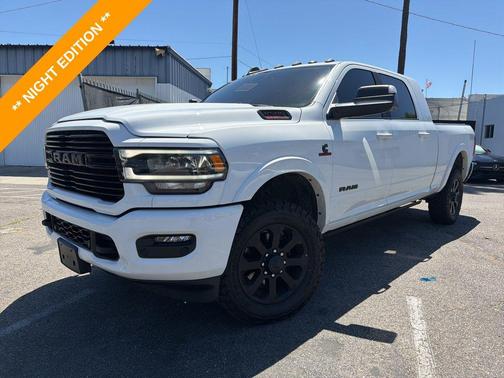 Bright White Clearcoat 2022 RAM 2500 Laramie Mega Cab 4x4 6'4' Box