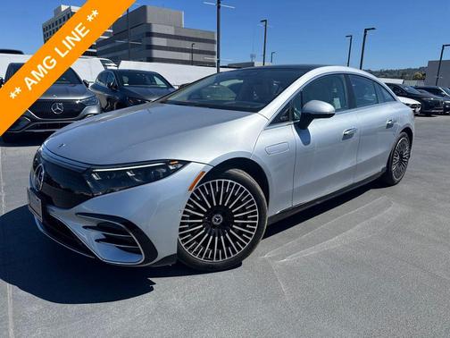 Cirrus Silver Metallic 2023 Mercedes-Benz EQS 450 4MATIC
