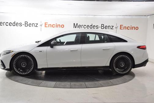 MANUFAKTUR Moonlight White Metallic 2025 Mercedes-Benz AMG EQS 4MATIC