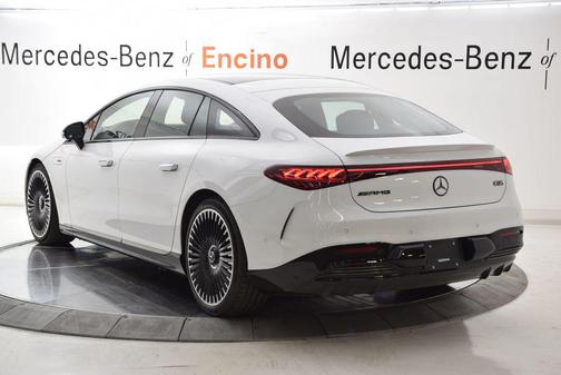 MANUFAKTUR Moonlight White Metallic 2025 Mercedes-Benz AMG EQS 4MATIC