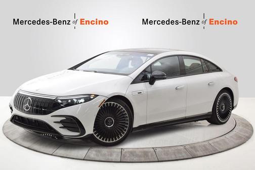 MANUFAKTUR Moonlight White Metallic 2025 Mercedes-Benz AMG EQS 4MATIC