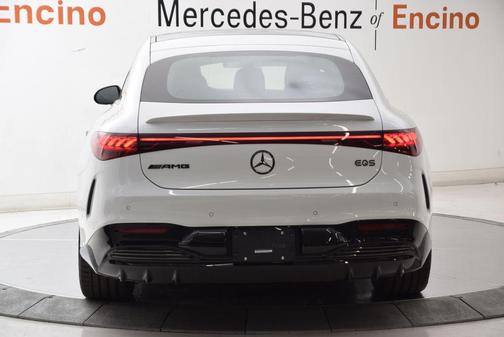 MANUFAKTUR Moonlight White Metallic 2025 Mercedes-Benz AMG EQS 4MATIC