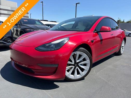 Red Multi-Coat 2022 Tesla Model 3 Standard Range